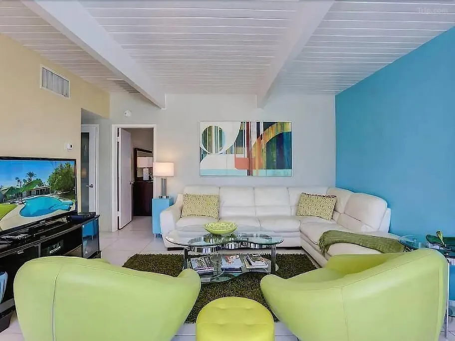 Serene 4 Bed 3 Bath Heated Pool Natural Backyard Heart Of Palm Springs Nyaraló